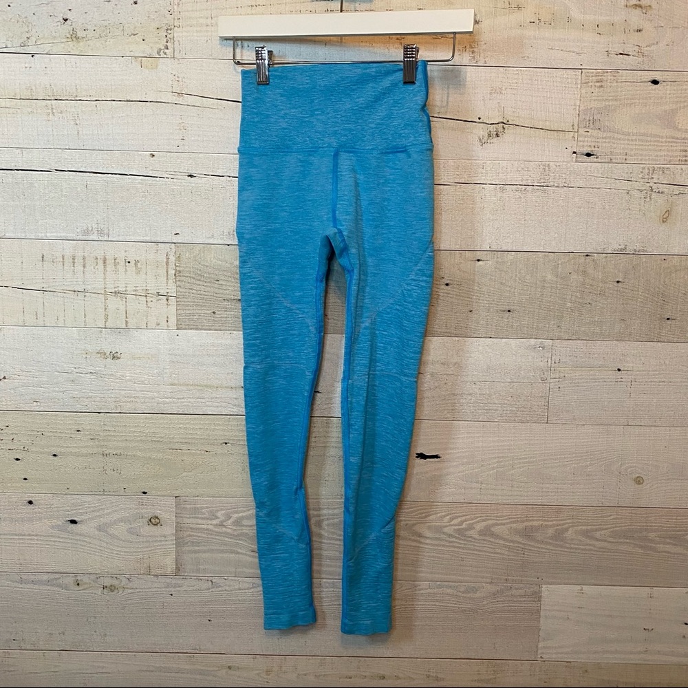 Alphalete Revival Leggings Teal Blue Small - Picture 10 of 13